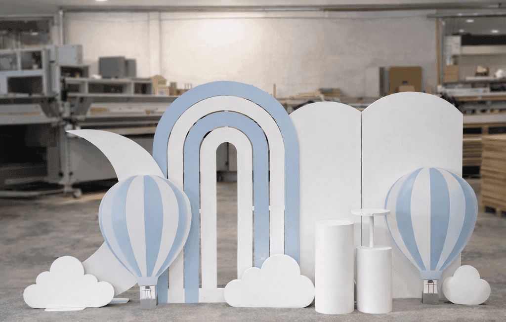 Fluted Cylinder Cake Stand Set thumbnail 3